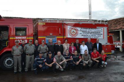 Fire truck financed through the Popular and Citizen Participation Process in Rio Grande do Sul, Brazil